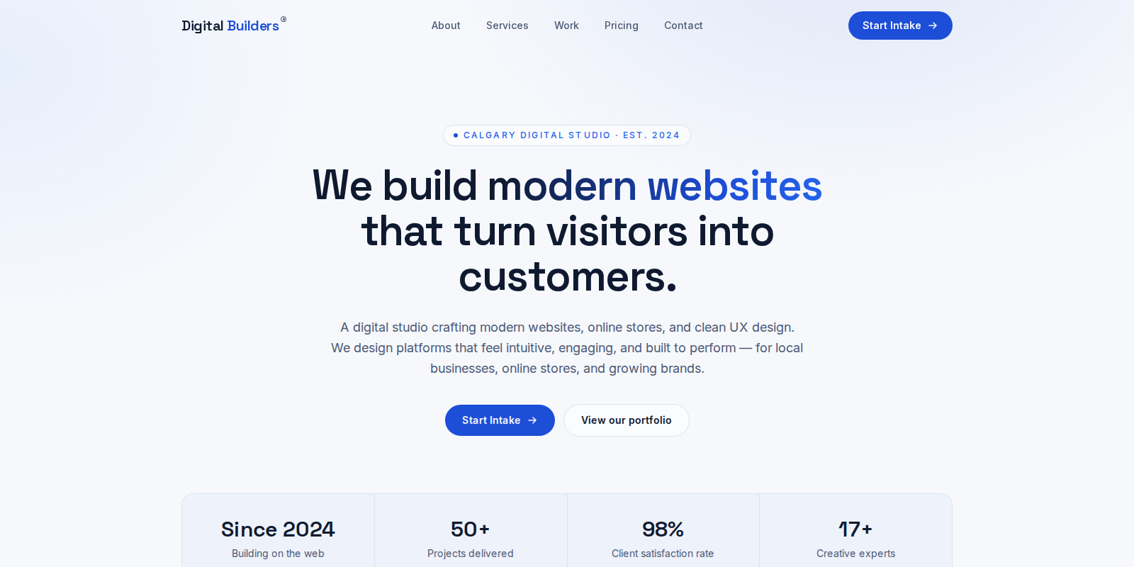 Digital Builders project preview