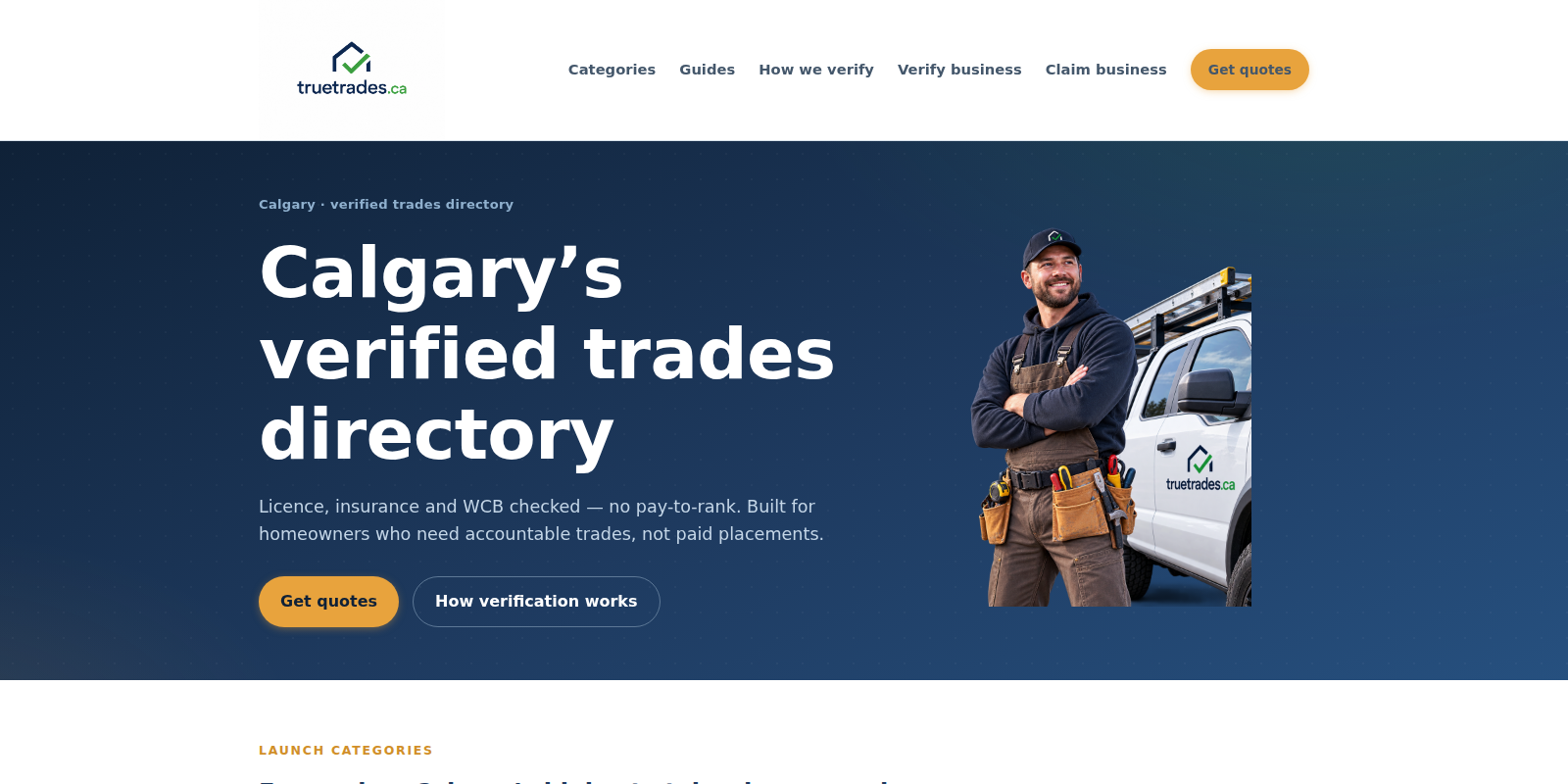 TrueTrades project preview