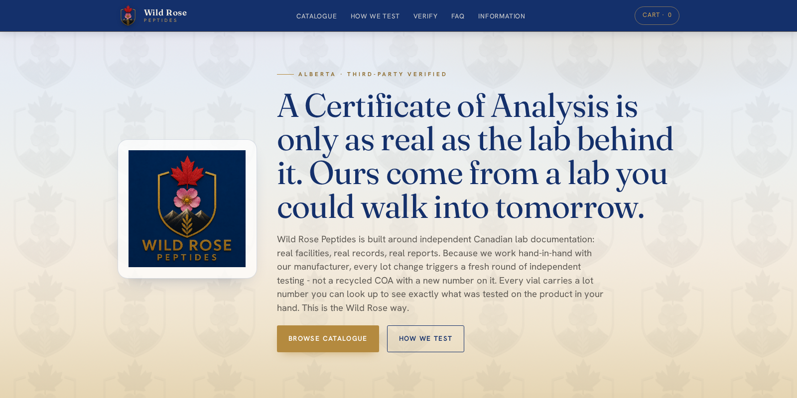 Wild Rose Peptides project preview